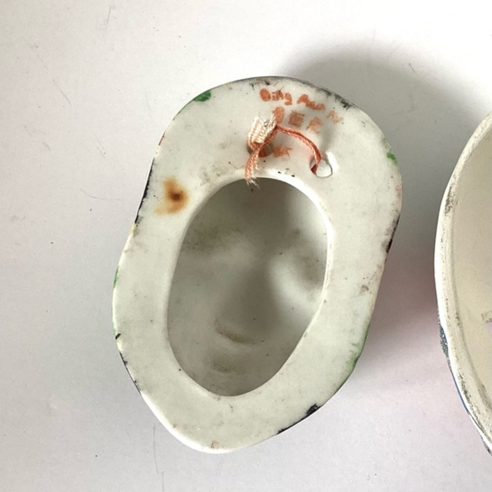 Vintage Ceramic Face Mask Decoration Italy Chinese Homeware - Picture 6 of 8